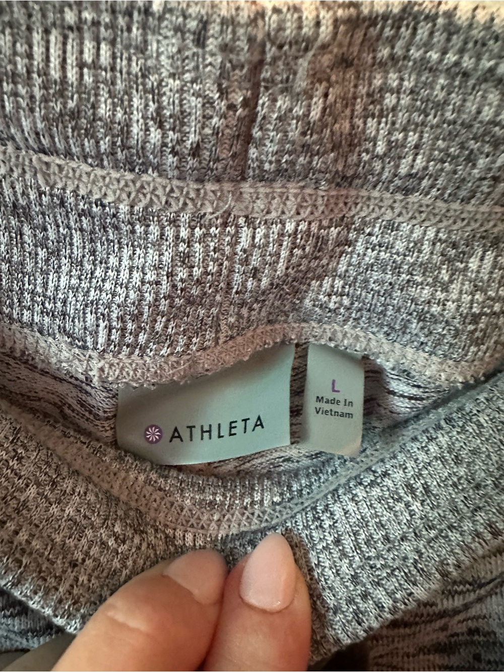 Athleta // Heather Gray Jogger Sweatpants - Picture 3 of 4